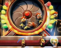 Bunsen uses Beaker's DNA in a Cloning Hat in the Muppet Labs level of LittleBigPlanet.