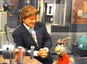 Joe Pesci behind the scenes with .