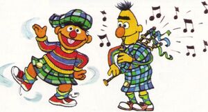 Bagpipes ernie bert