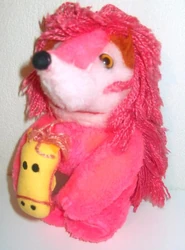 Espinete riding his toy horse