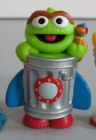 Oscar the Grouch and Slimey