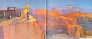 Big Bird visits the Grand Canyon in Big Bird Visits Navajo Country