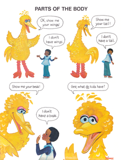 Sesame Street Magazine.' Original Illustration art Big Bird
