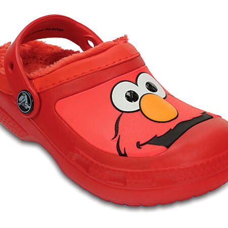crocs with fur