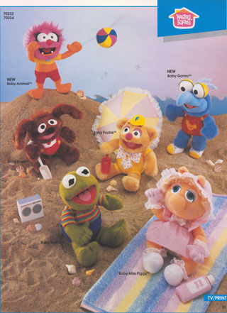 muppet babies plush toys