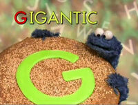 The Letter of the Day: G - Giant Cookie (First: Episode 4011)