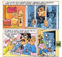 "The Mild Bunch" comic, from Jim Henson's Muppet Annual 1980Goelz, Jim Henson, Frank Oz, Jerry Nelson, and Richard Hunt escape from jail.