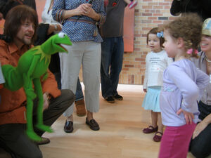  & Kermit at Pixar on March 12, 2007.