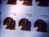 A girl visits the stamp factory to see how stamps are made.