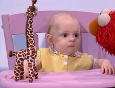 Stuffed giraffe in Elmo's World: Wild Animals