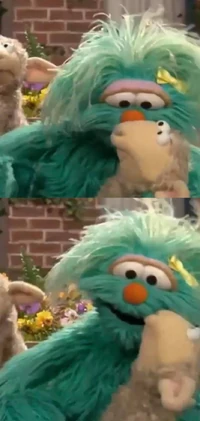 Rosita & a sheepSesame Street Episode 4278