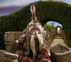 Reed helped design the Wiseman in Labyrinth.
