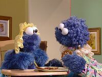 Baby Cookie Monster"The First Time Me Eat Cookie"