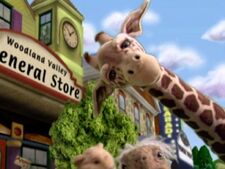 Giraffe in the season 4 theme song for Bear in the Big Blue House