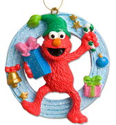 Elmo holiday circle ornament (2009) SE2101