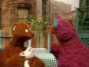Baby Bear and Telly befriend a kitten, not realizing he belongs to Elizabeth.