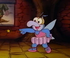 Gonzo as Cinderella's Fairy GodmotherMuppet Babies "Pigerella"