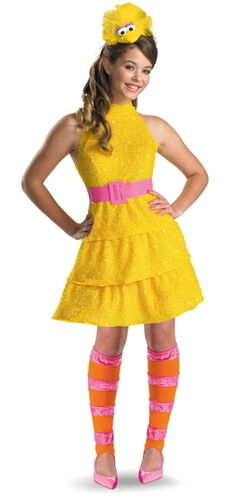 Sesame Street Womens And Teens Big Bird Headband Hat