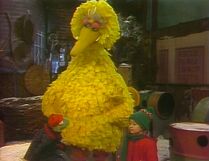 Big Bird and Patty are joined by Kermit to determine how Santa gets down the chimney.