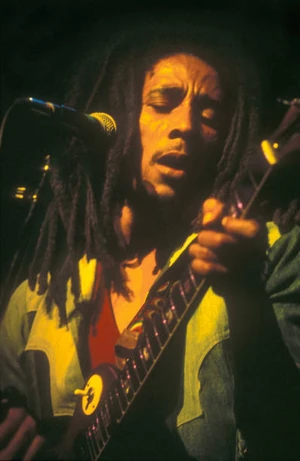 Marley performing in  in 1977