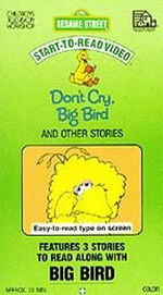 Start-To-Read Video: Don't Cry, Big Bird