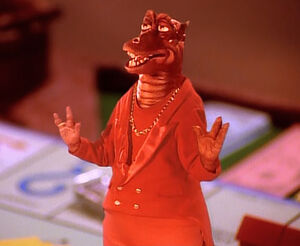 The Devil makes a pitch to Earl Sinclair.