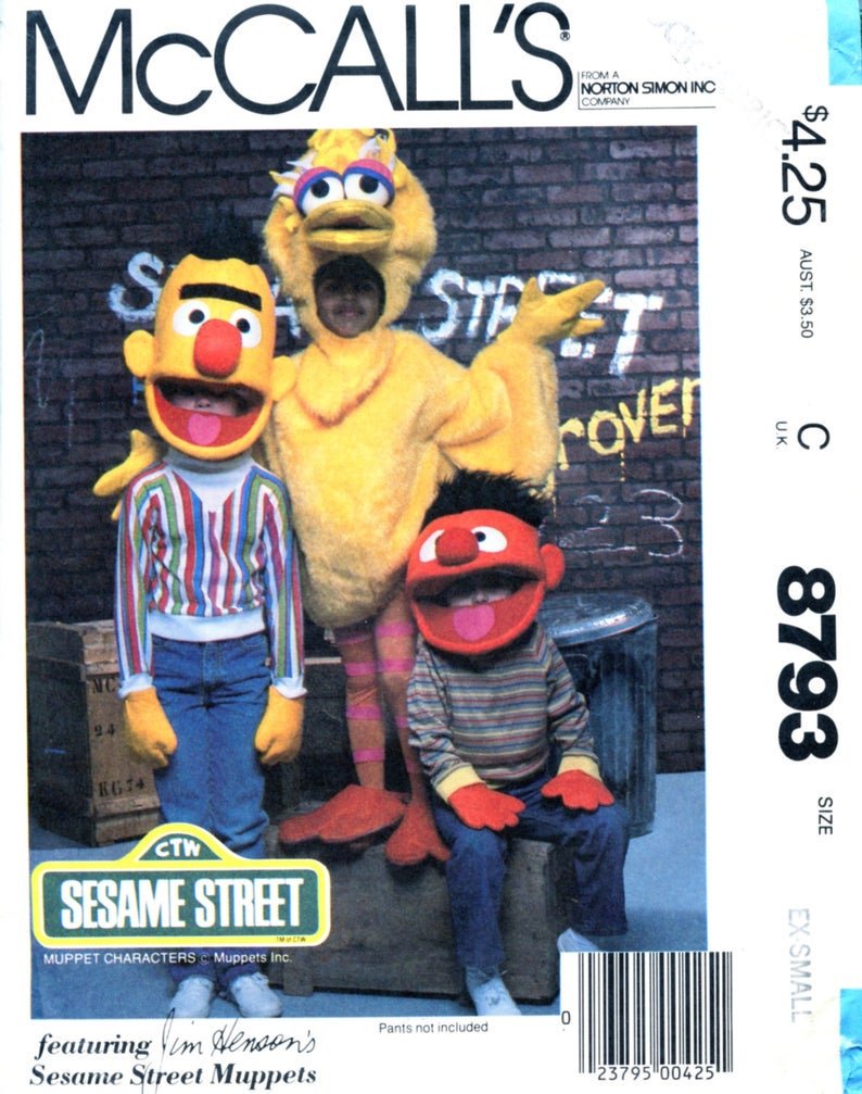 Sesame Street costume patterns | Muppet Wiki | Fandom