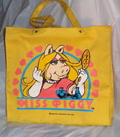 Miss Piggy tote bag (yellow)