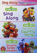 DVD2010 Warner Home Video Triple feature with Sesame Sings Karaoke and Kids' Favorite Country Songs