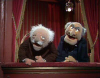 Waldorf & Statler commenting the events