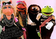 Kermit in his Michael Jackson costume, for "Beat It"