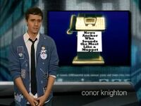 December 19, 2008Connor gives a "Retrospectatti" to Glen Beck, for "News Anchor Who Sounds The Most Like a Muppet."