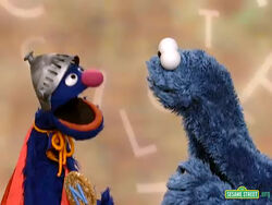 sesame street cookie monster letter of the day