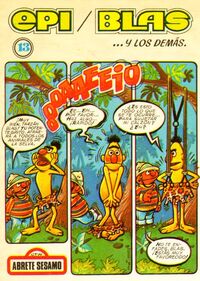 Bert as Tarzan on the cover of Epi, Blas y los demás.