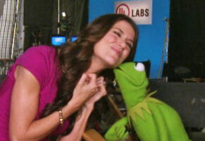 Kiss Kermit Samantha Harris