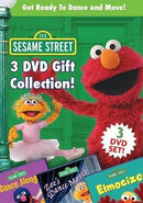 DVD2005 Sony Wonder 3 disc set with Elmocize and Zoe's Dance Moves