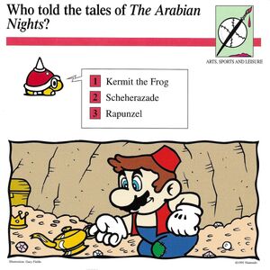 Mario Quiz Cards 1995 Kermit