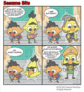 Comic to promote Elmo's Alphabet Challenge (August 14, 2012)