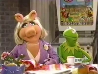 Kermit and Piggy on Good Morning America, February 7, 1996