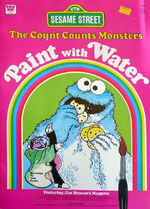 The Count Counts Monsters Paint with Water Tom Cooke Western Publishing 1976