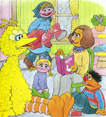 Different version of Betty Lou's Mommy as seen in a Sesame Street book illustrated by Tom Cooke