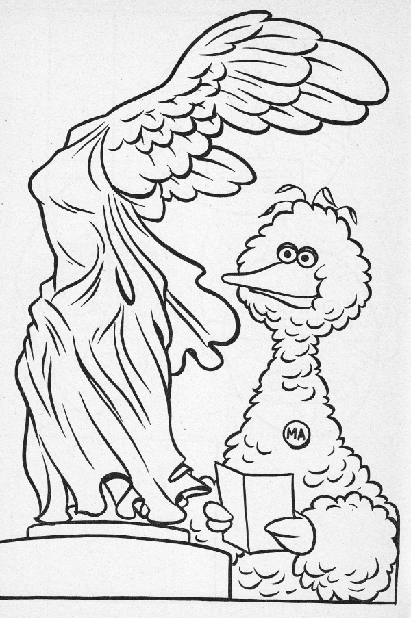 winged victory of samothrace drawing