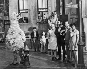 The original cast of Sesame Street.