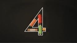 4 colored threads make the number 4 out of themselves.