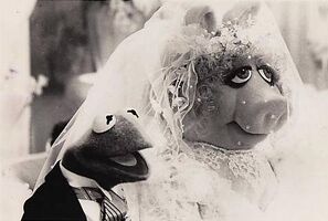 Kermit piggy wedding