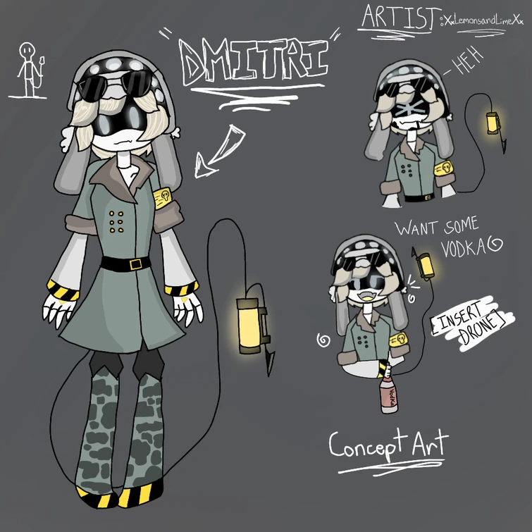 First post in this sub, so here is my oc Serial designation prototype G!  (Hopefully next week I join the oc battle) : r/MurderDrones