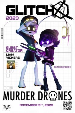 Murder Drones Shop Glitch Productions Uzi And N Iconic Duo Shirt - Murder  Drones Shirts Black - T-shirt