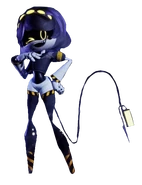 V in a cutout from a render