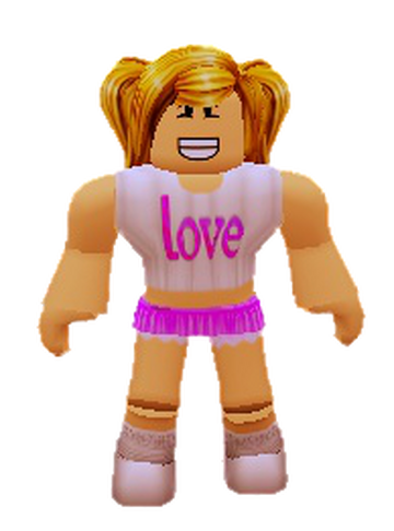 ROBLOX Girl Guest series 1 figure with Yellow Hair
