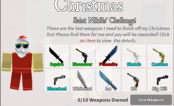 Christmas Event 2019 Murder Mystery 2 Wiki Fandom - roblox mm2 value list christmas 2017